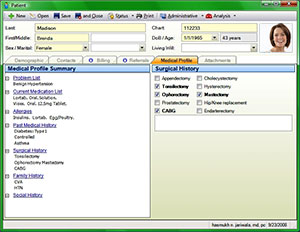 Helium Software Interface Screenshot